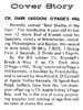 Dark Lagoon O' Page's Hill - cover story - Sheltie Special Mar-Apr 1964