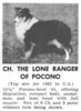 The Lone Ranger Of Pocono - Sheltie Special fall 1963